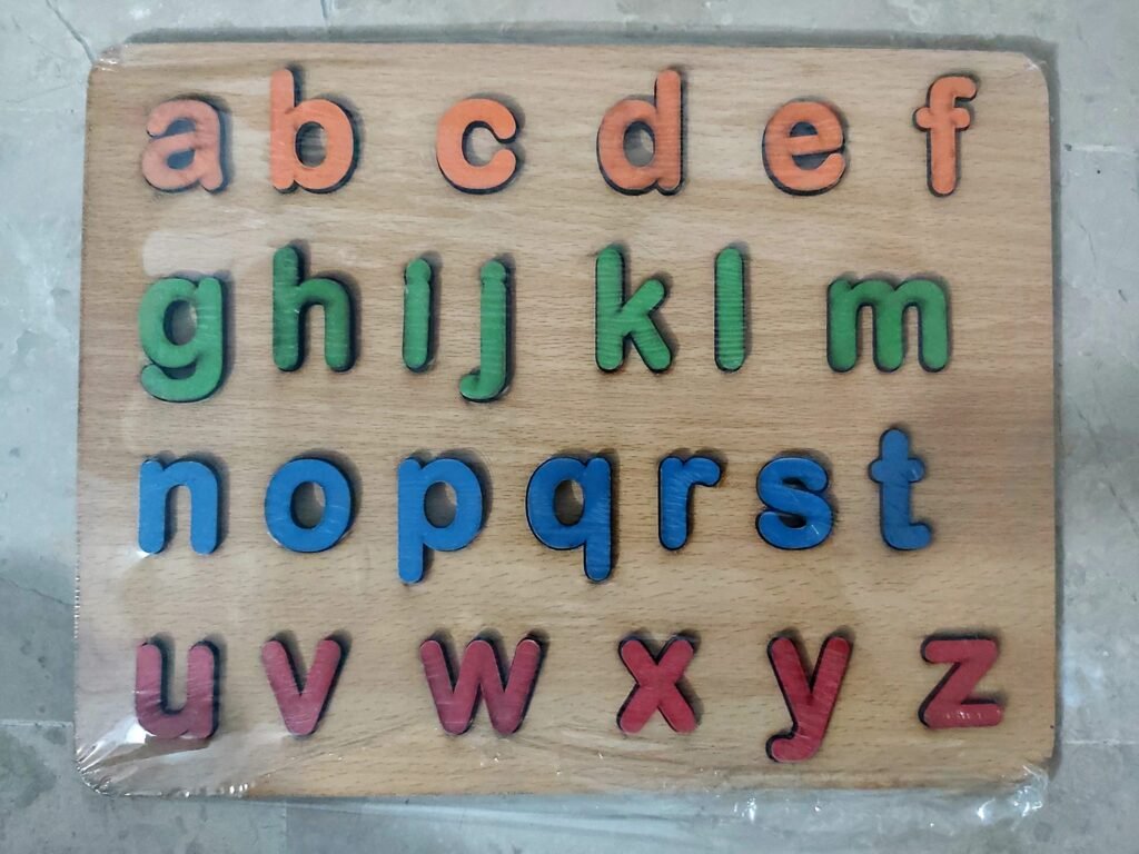 Wooden ABC Board (Colored) – ZLH Store